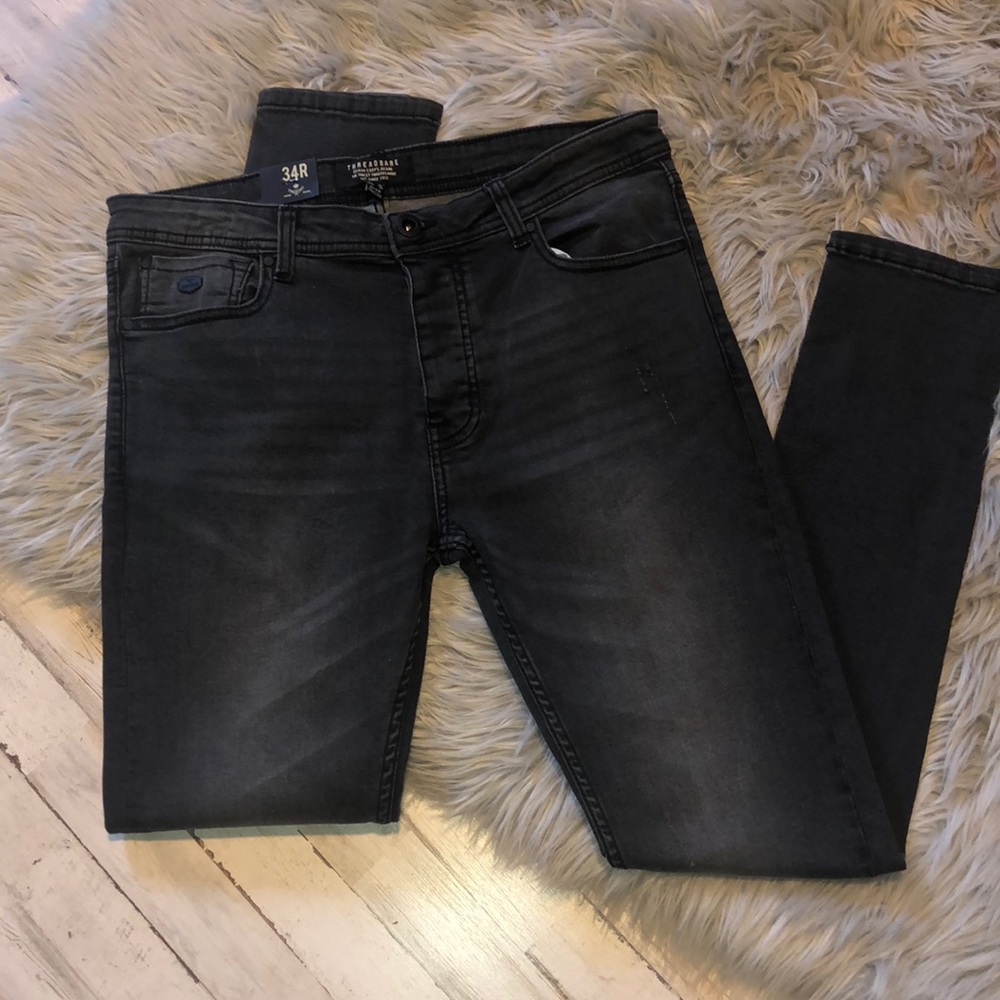 Threadable Super skinny fit jeans sz:34 NWT